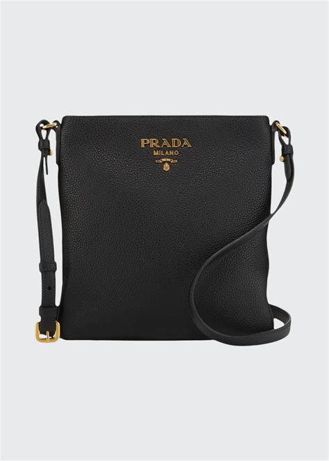 Prada Daino Crossbody Bag w/ Removable Leather Strap